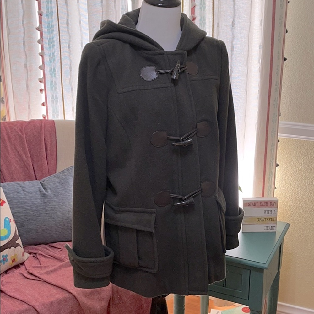 Donatedhooded, Wool, Toggle Coat - image 1